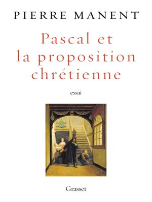 cover image of Pascal et la proposition chrétienne